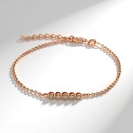 Bracciale in argento con Diamante Rose de France VS1 di Argyle (Annette)