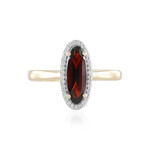 9K Mozambique Garnet Gold Ring (SUHANA)