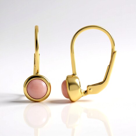 Orecchini in argento con Opale Rosa