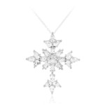 Collar en plata con Topacio blanco