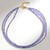 Collier en argent et Tanzanite