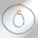 Parure in argento con Acquamarina Brasiliana
