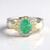 Anello in argento con Smeraldo Zambia (Gems en Vogue)
