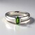 Anello in argento con Diopside Russo