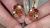 Pendientes en plata con Cornalina (KM by Juwelo)