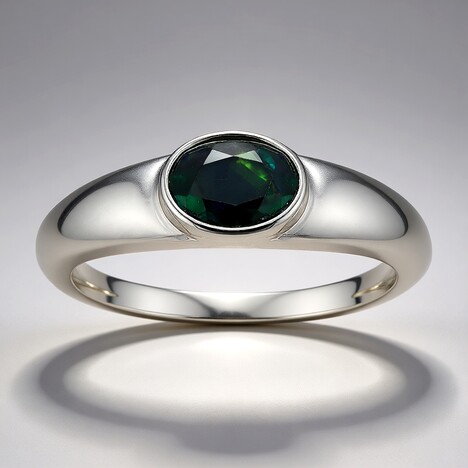 Anello in argento con Opale Mezezo