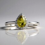Anello in argento con Idocrasio