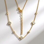 Collar en plata con Zircón