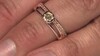 Gouden ring met een VS1 Argyle-Rose de France-Diamant (Annette)