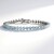Bracciale in argento con Acquamarina Brasiliana