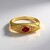 Bague en argent et Rubis de Madagascar