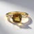 Anello in oro con Tanzanite Gialla (non riscaldata)