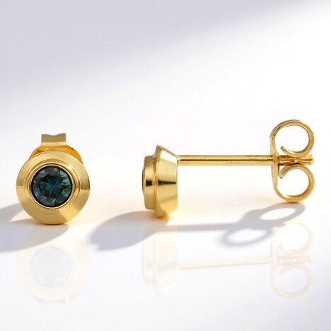 Orecchini in oro con Alessandrite (CUSTODANA)