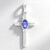 Ciondolo in argento con Tanzanite (Pallanova)