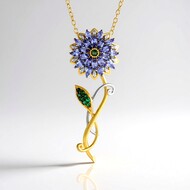 Collier en argent et Tanzanite (Gems en Vogue)