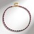 Collana in argento con Rubino del Madagascar