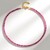 Collana in argento con Zaffiro Rosa