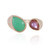 Zilveren ring met een chrysopraas (KM by Juwelo)
