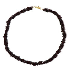 Mosambik-Granat-Silberhalskette