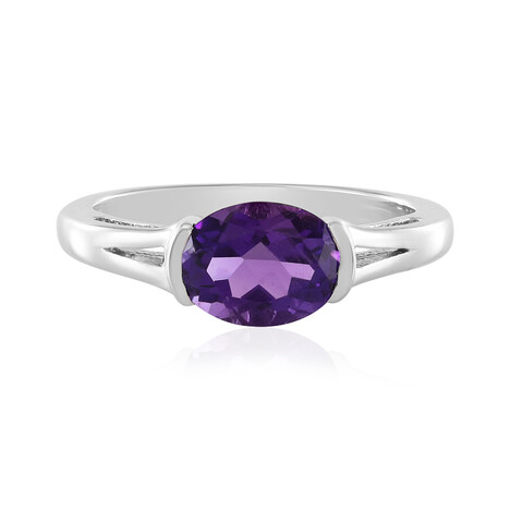 Sibirischer Amethyst-Silberring