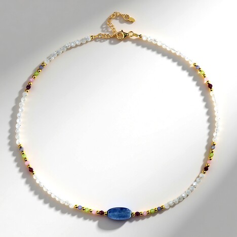 Collana in argento con Cianite (Riya)
