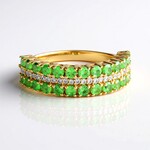 Anello in argento con Lemshuku Tsavorite