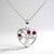 Collana in argento con Rubino della Birmania