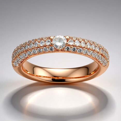 Anello in argento con Zircone