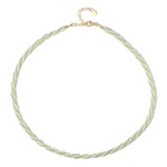 Zilveren halsketting met peridoots