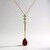 Collana in oro con Rubino Mozambico AAA