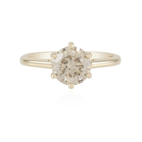 Gouden ring met een I2 Bruine Diamant (SUHANA)