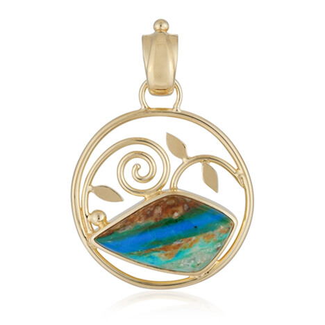 Ciondolo in argento con Opale di Atacama (Bali Barong)