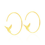 Silberohrringe (M de Luca)