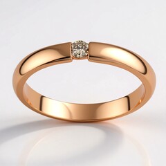 Anello in argento con Diamante Rose de France SI1 di Argyle