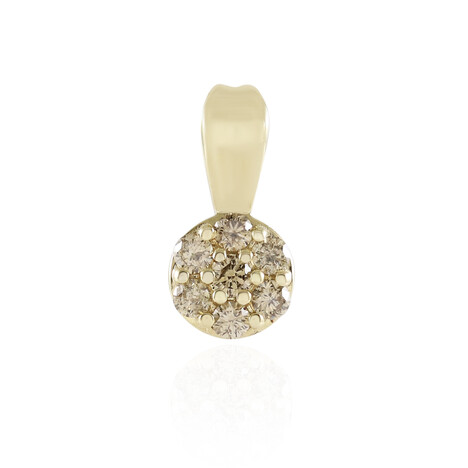 Ciondolo in oro con Diamante Champagne I2 (de Melo Gold)