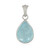 Ciondolo in argento con Acquamarina Brasiliana (Bali Barong)