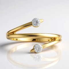 Anello in oro con Diamante VVS1 (G) (Annette)