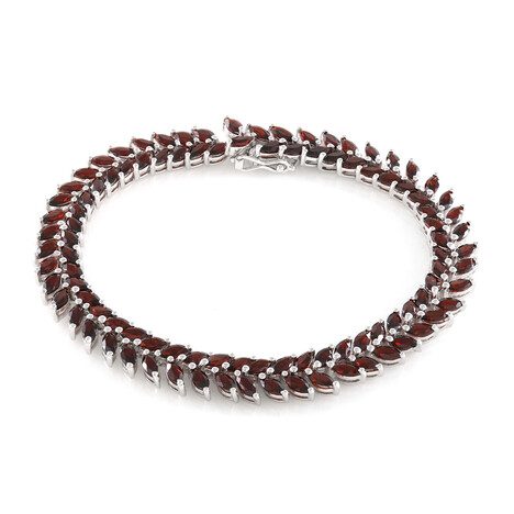 Bracciale in argento con Granato Mozambico