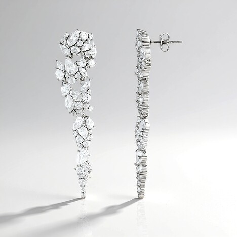 Orecchini in argento con Zircone (de Melo Essence)