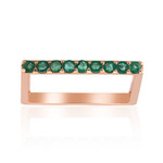 Brasilianischer Smaragd-Silberring