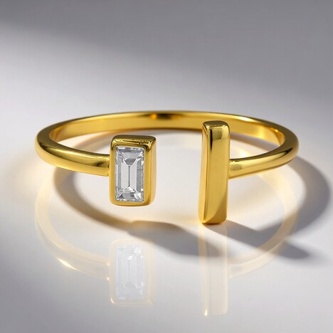 Anello in oro con Diamante SI1 (G) (Annette)