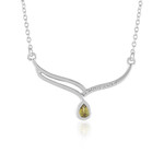 Collar en plata con Esfena