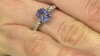 Zilveren ring met een kleurwissel fluoriet