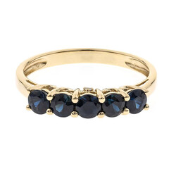 Blauer Ceylon-Saphir-Goldring