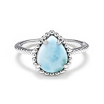 Larimar-Silberring