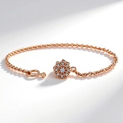 Bracciale in argento con Diamante SI1 (G) (Annette)