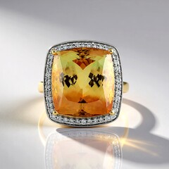 Bague en or et Tourmaline multicolore (AMAYANI)