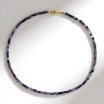 Collana in argento con Iolite del Madagascar