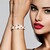 Edelstein-Silberarmband /-halskette (Riya)