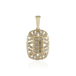 Ciondolo in oro con Diamante Champagne SI2